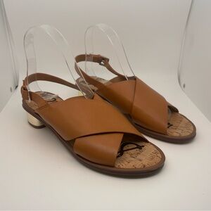 Sam Edelman Tan Crossover Sandal